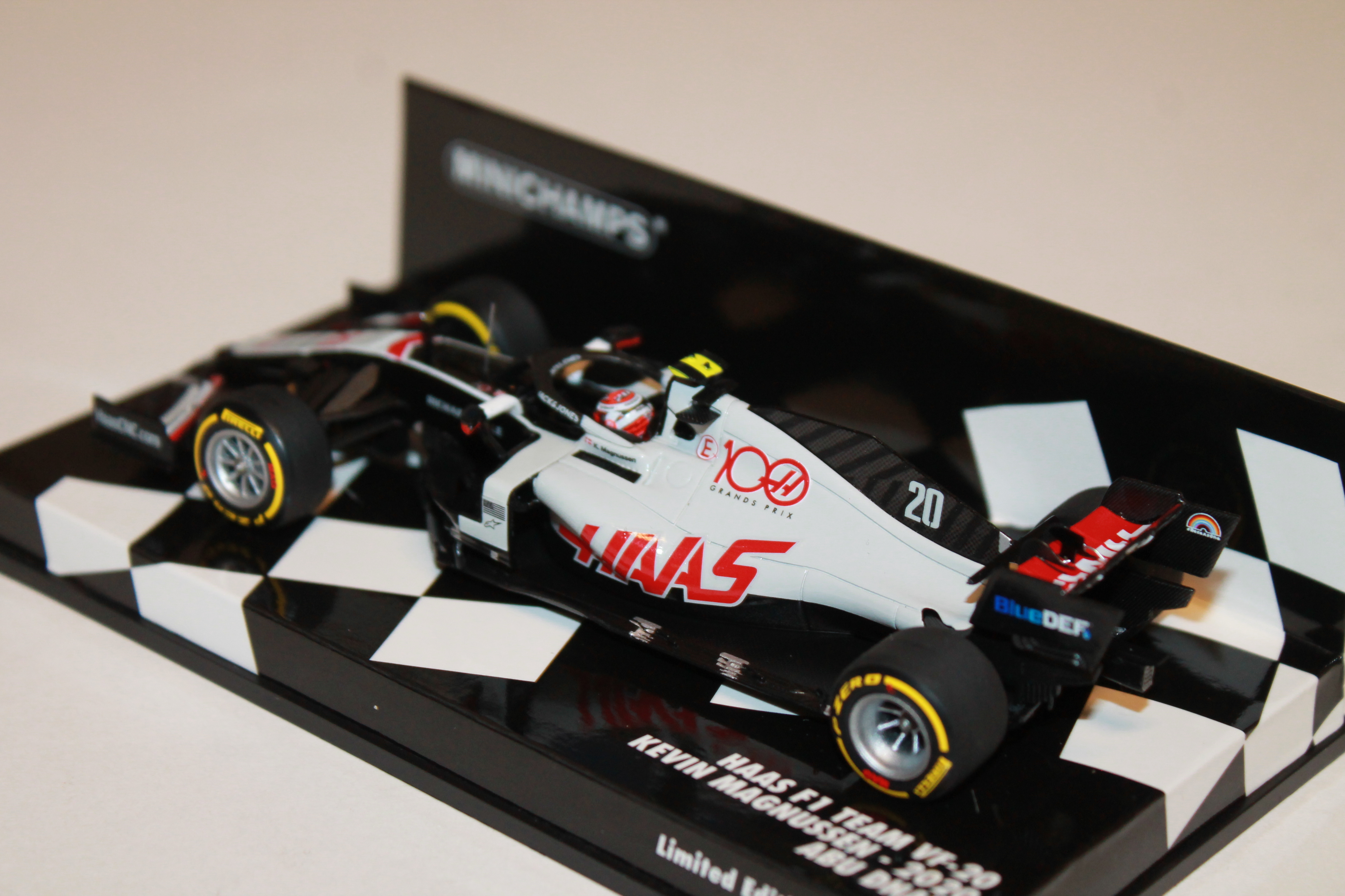 HAAS F1 TEAM VF-20 MAGNUSSEN ABU DHABI GP 2020 MINICHAMPS 1/43°