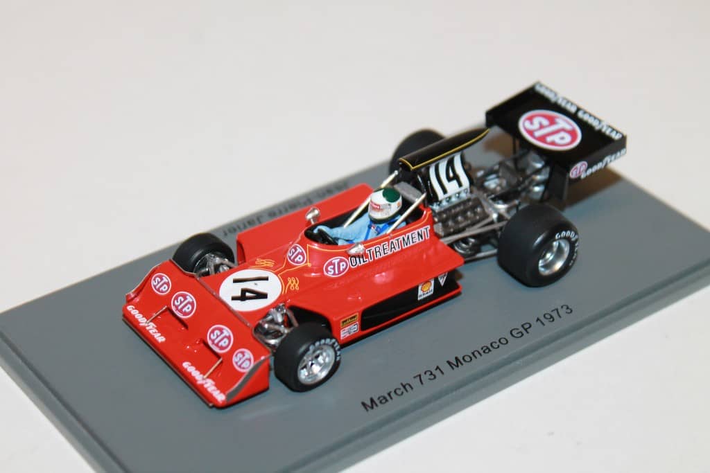 Spark S7265 MARCH 731 N°14 GP Monaco 1973 Jean-Pierre Jarier 1/43
