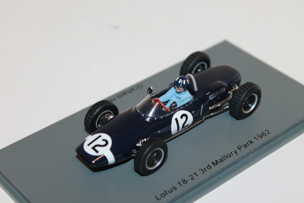 LOTUS 18-21 3ème MALLORY PARK 1962 SPARK 1/43°