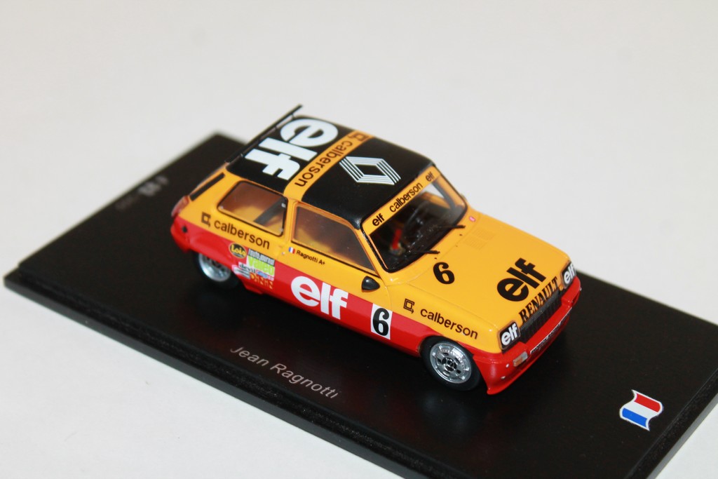 RENAULT 5 ALPINE TURBO RAGNOTTI N°6 SPARK 1/43°