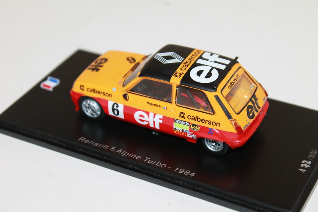 RENAULT 5 ALPINE TURBO RAGNOTTI N°6 SPARK 1/43°