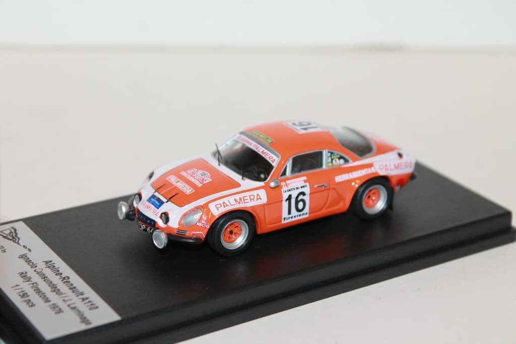 Modellino in miniatura Alpine A110 1/43 Trofeu Renault Critérium Neige et Glace 1976 #27 1:43
