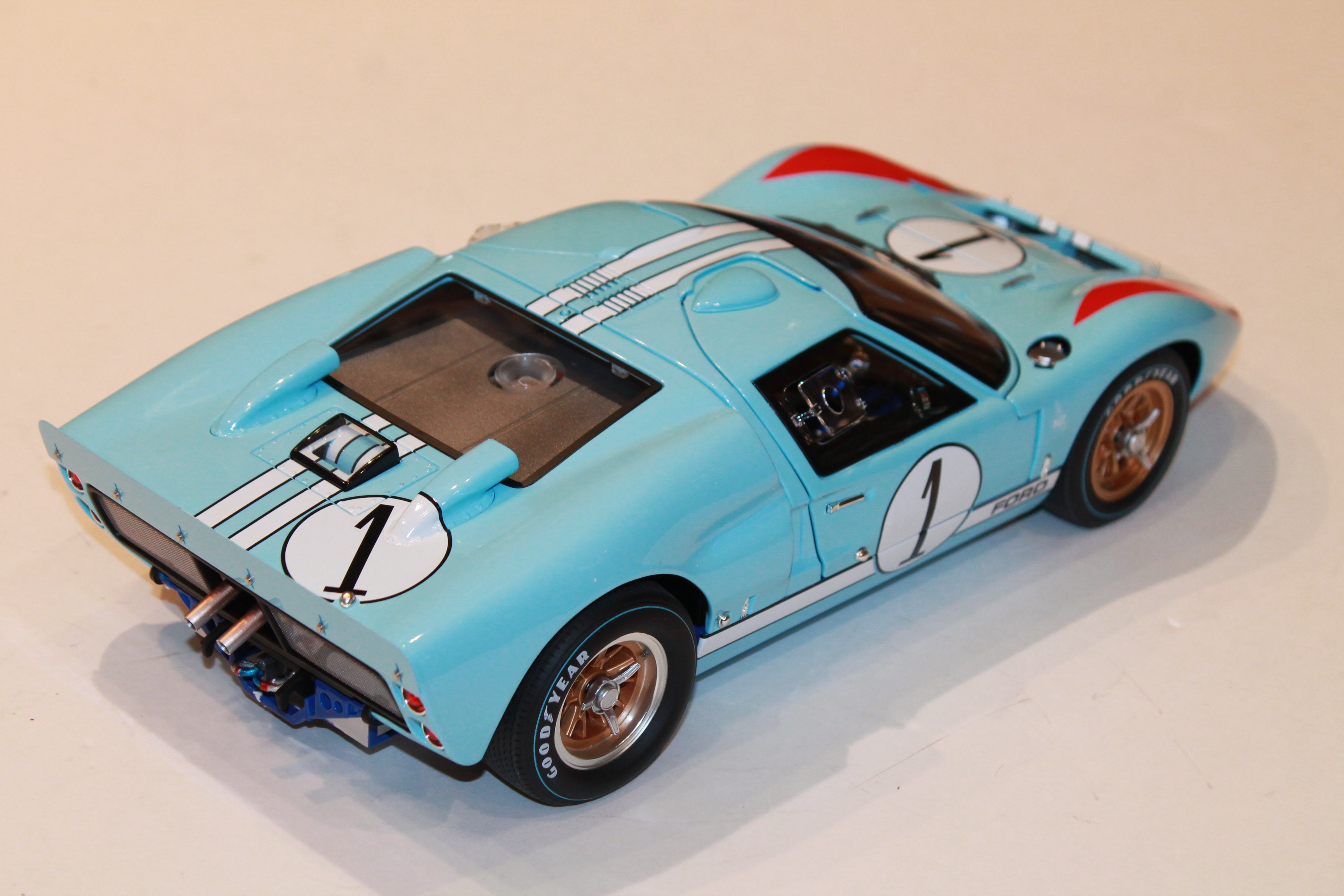 FORD GT40 N°5 WINNER 24LM 1966 ACME 1/12°