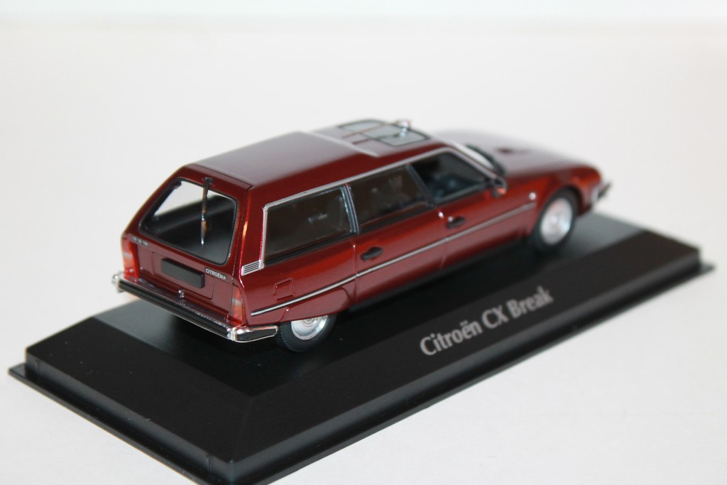 CITROEN CX BREAK 1980 BORDEAUX METAL MINICHAMPS 1/43°