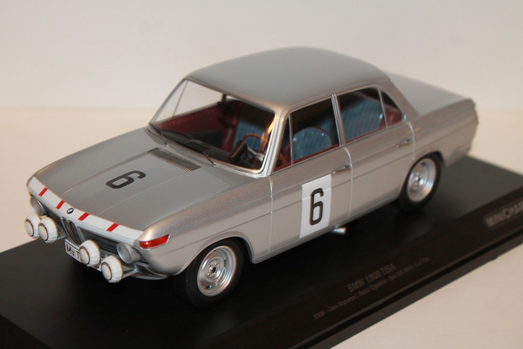 BMW 1800 TISA  N°6 SPA 1965 MINICHAMPS 1/18°