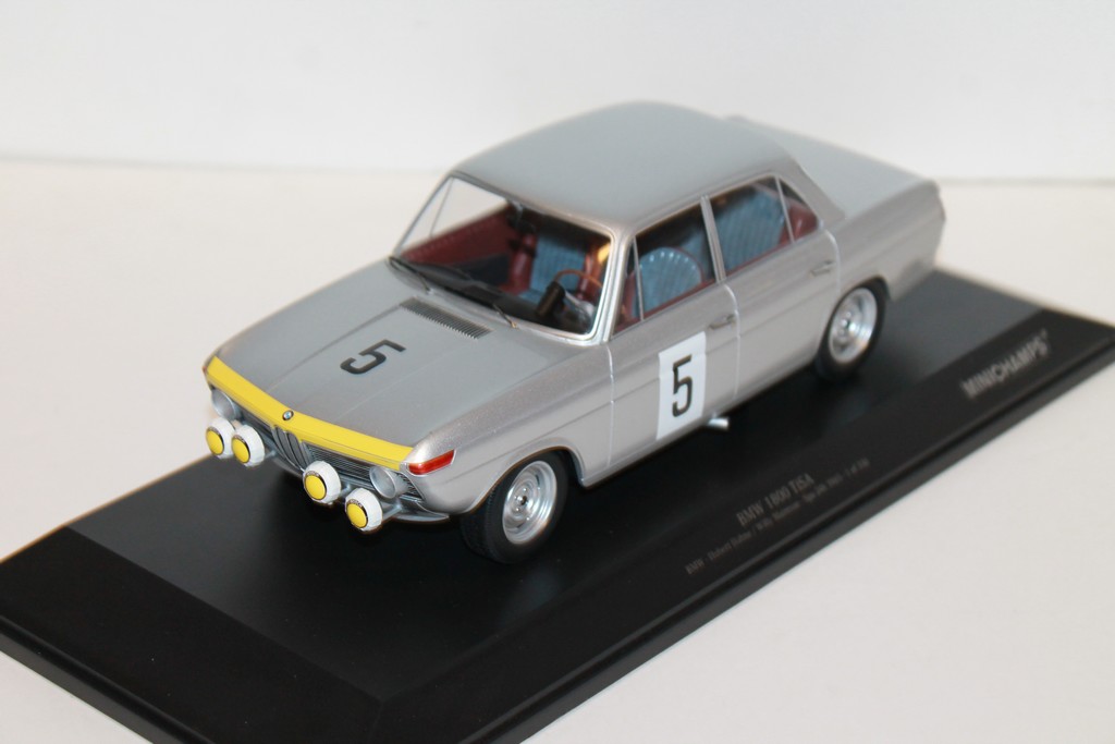 BMW 1800 TISA  N°5 SPA 1965 MINICHAMPS 1/18°