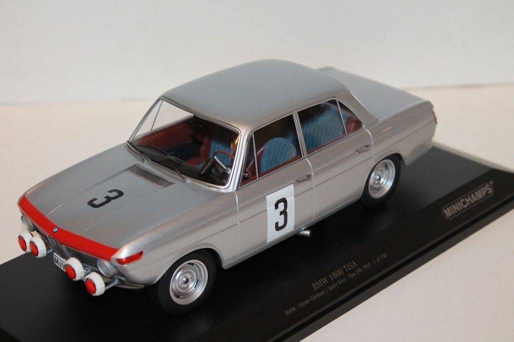 BMW 1800 TISA  N°3 SPA 1965 MINICHAMPS 1/18°