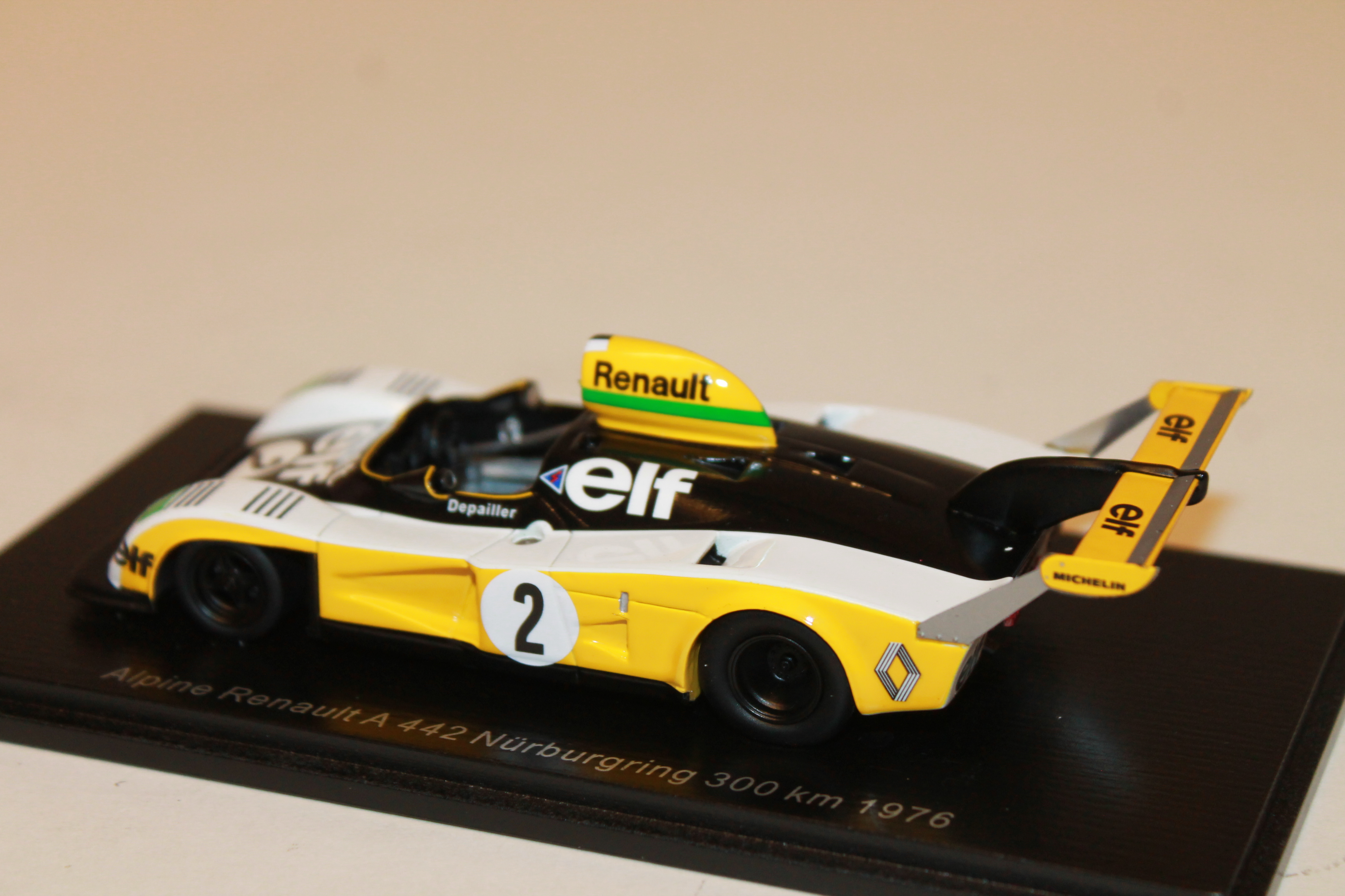 ALPINE RENAULT A 442 300KM NURBURGRING 1976 SPARK 1/43°