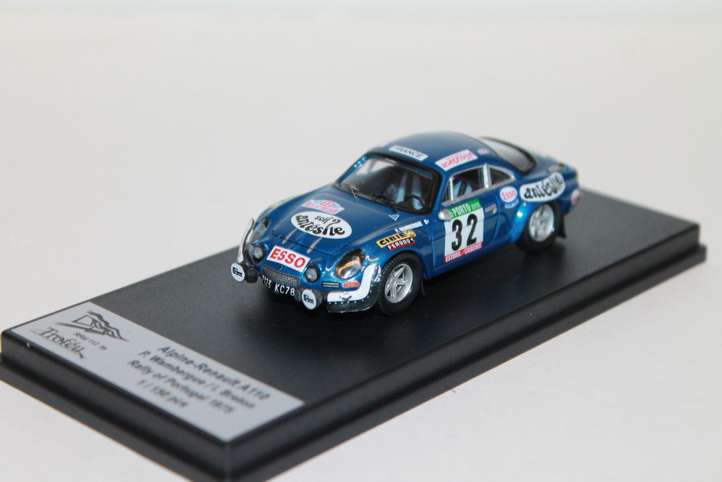 ALPINE RENAULT A110 N°32 RALLY OF PORTUGAL 1975 TROFEU 1/43°