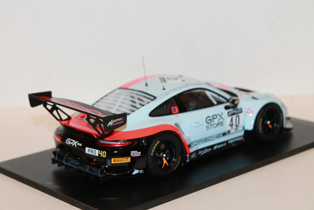 PORSCHE 911 GT3 R N°40 SPA 24H 2020 GPX RACING SPARK 1/18°