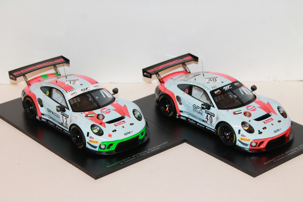 spark 911 gt3 r GPX Racing 2021 spa24h - ミニカー