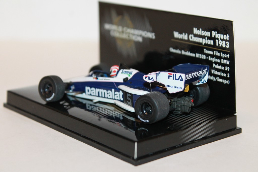BRABHAM BT52B N°5 N. PIQUET CHAMPION DU MONDE 1983 MINICHAMPS 1/43°