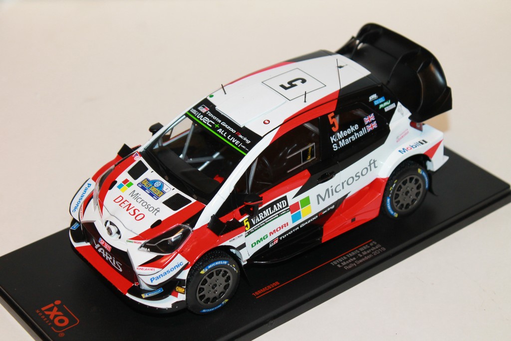 TOYOTA YARIS WRC N°5 VAINQUEUR RALLYE SUEDE 2019 IXO 1/18°