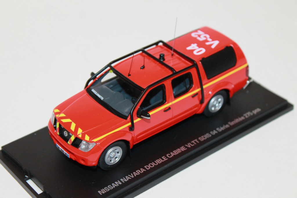 NISSAN NAVARRA DOUBLE CABINE VLTT SDIS04 ALARME 1/43°