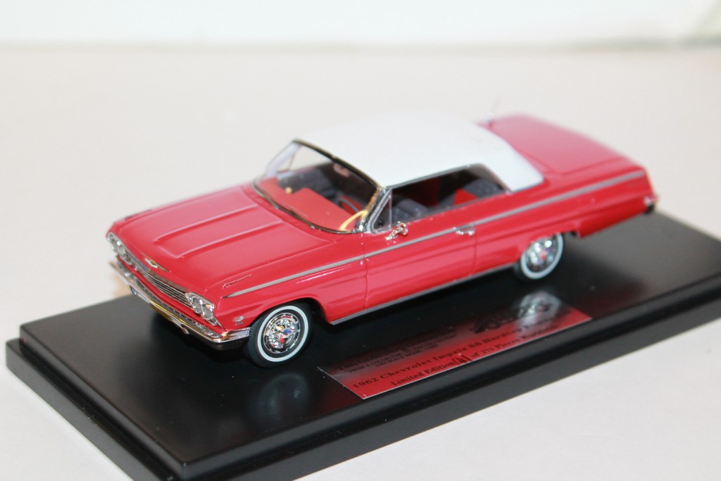 CHEVROLET IMPALA SS HARD TOP 1962 ROUGE GOLDVARG 1/43°