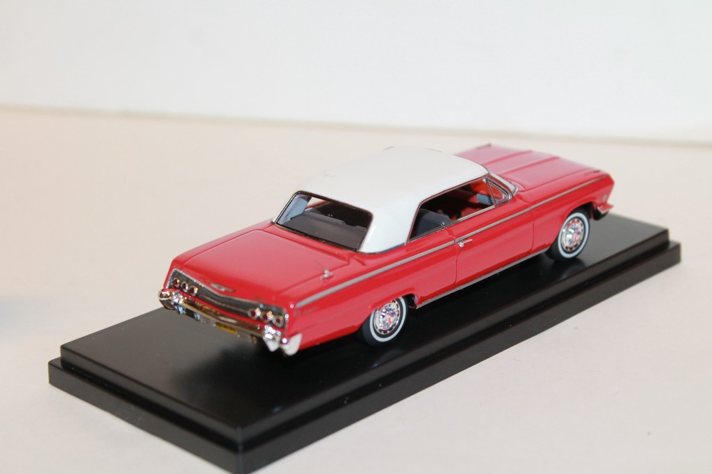 CHEVROLET IMPALA SS HARD TOP 1962 ROUGE GOLDVARG 1/43°