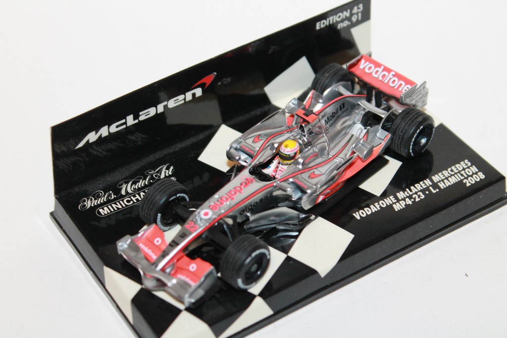 MCLAREN VODAFONE MERCEDES MP4-23 N°22 2008 MINICHAMPS 1/43°