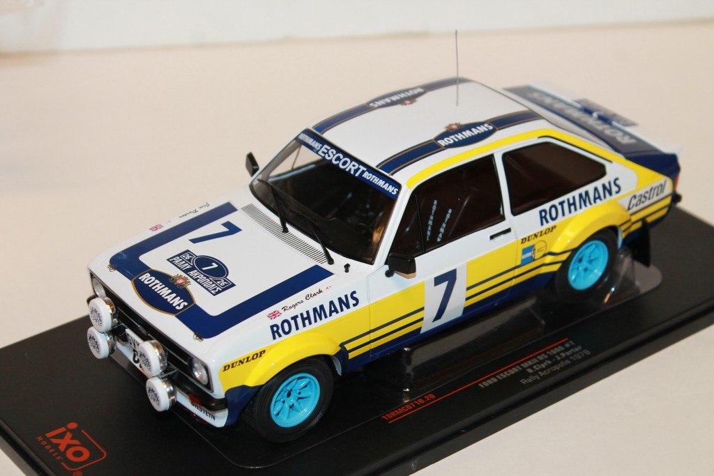 FORD ESCORT MKII RS 1800 N°7 ACROPOLE 1979 IXO 1/18°