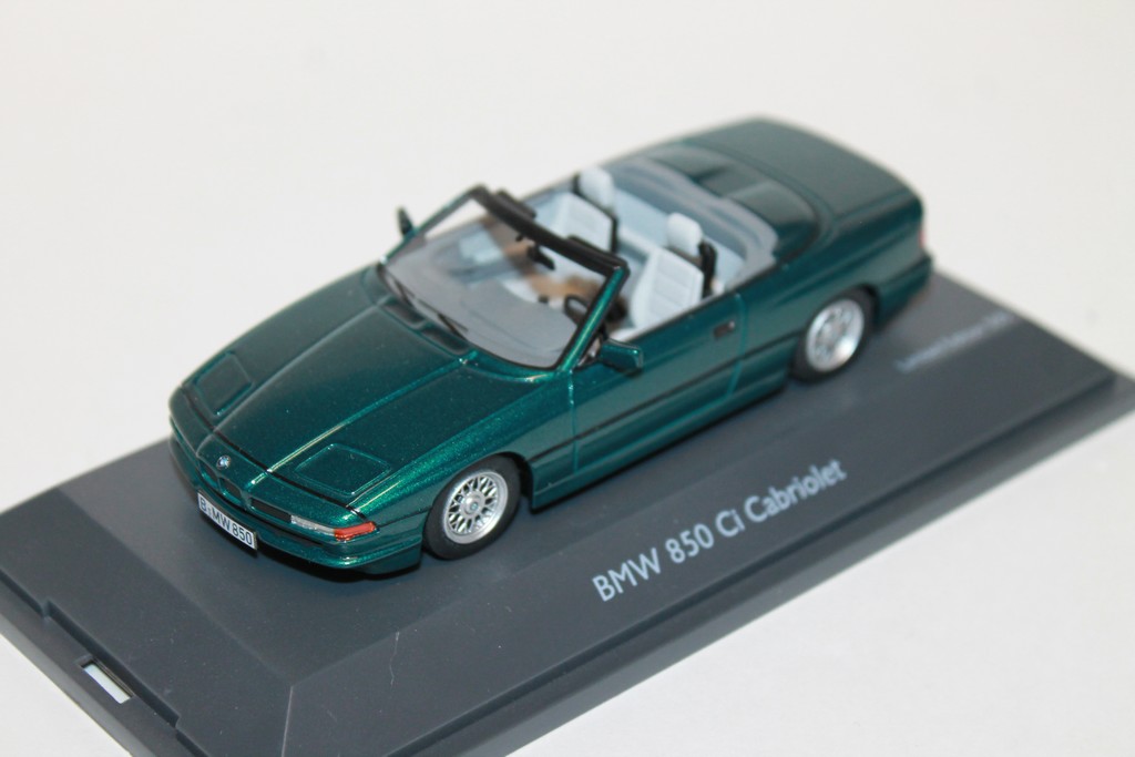 BMW 850 Ci CABRIOLET VERT SCHUCO 1/43°