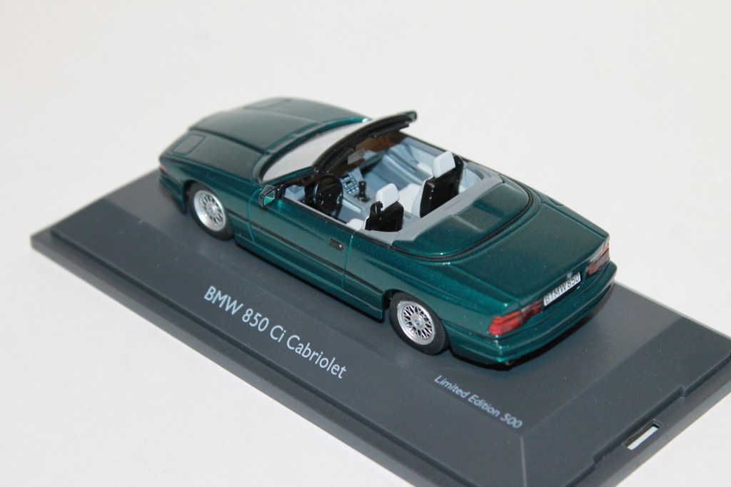 BMW 850 Ci CABRIOLET VERT SCHUCO 1/43°