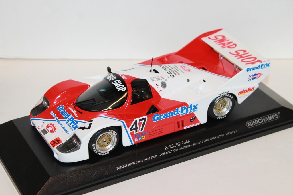 PORSCHE 956K SWAP SHOP 1983 MINICHAMPS 1/43°