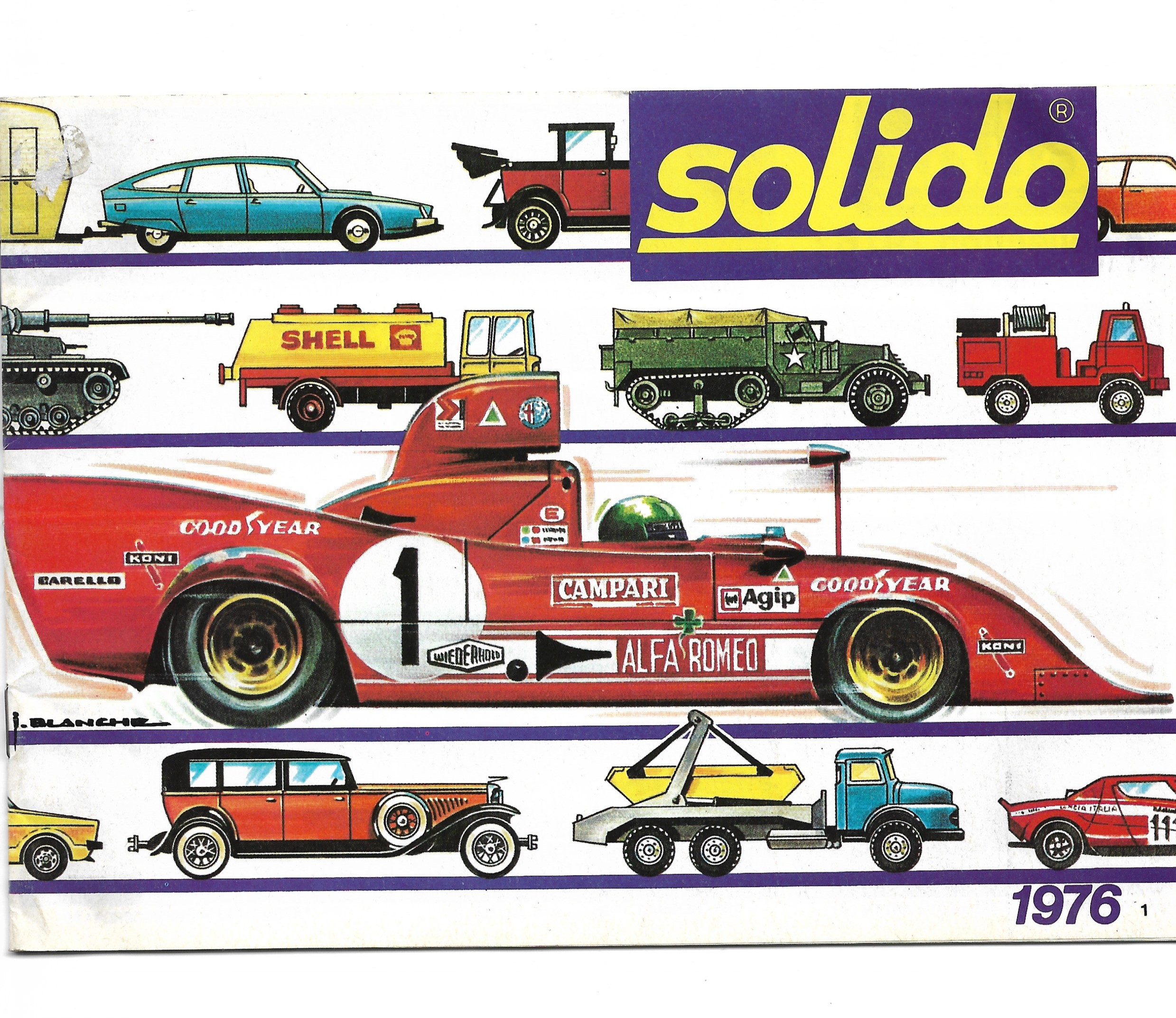 CATALOGUE SOLIDO FRANCE 1976