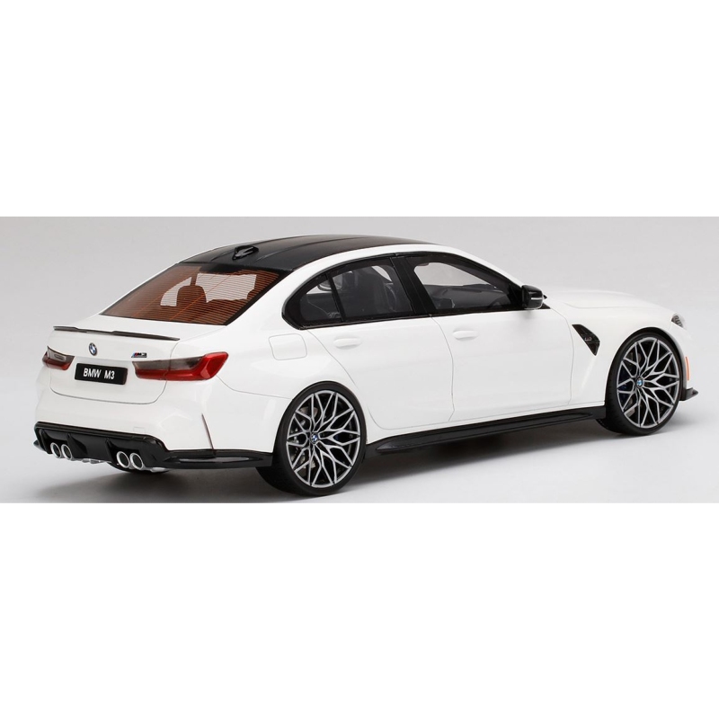 BMW M3 COMPETITION BLANCHE TOP SPEED 1/18°