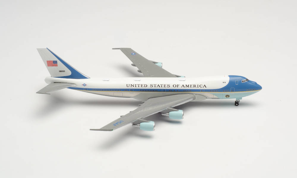 BOEING VC-25A AIR FORCE ONE HERPA 1/500°