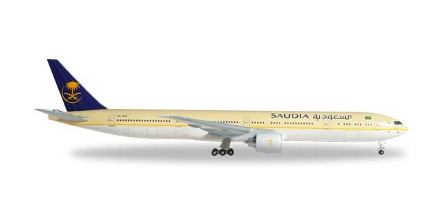 BOEING 777-300ER SAUDIA HERPA 1/500°