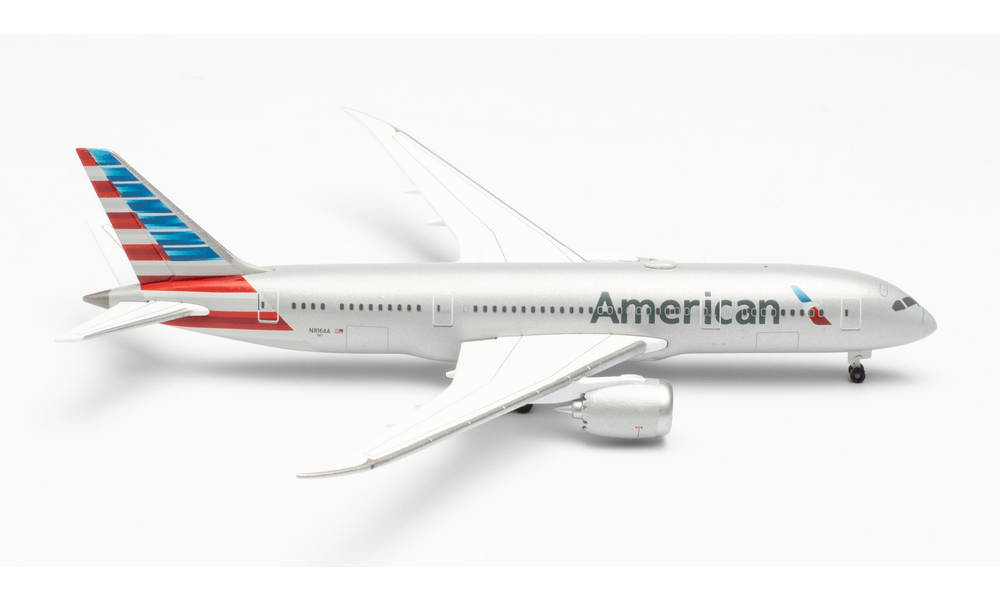 BOEING 787-8 DREAMLINER AMERICAN AIRLINES HERPA 1/500°
