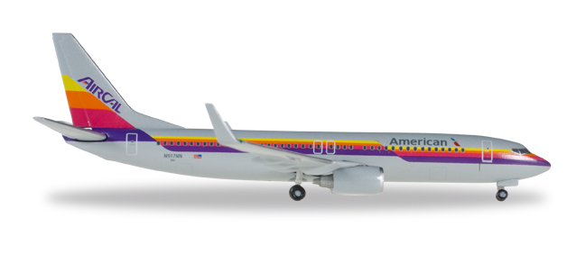 BOEING 737-800 "AIR CAL HERITAGE LIVERY" HERPA 1/500°