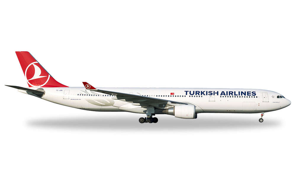 AIRBUS A330-300 TURKISH AIRLINES HERPA 1/500°
