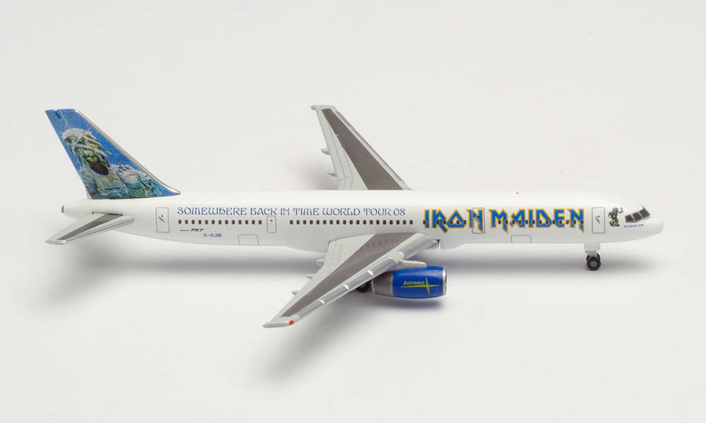 BOEING 757-200 "ED FORCE ONE" IRON MAIDEN HERPA 1/500°