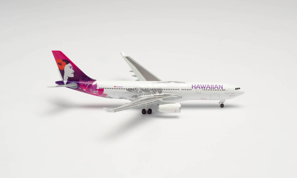 AIRBUS A330-200 HAWAIIAN AIRLINES HERPA 1/500°
