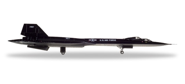 LOCKHEED SR-71B BLACKBIRD US AIR FORCE HERPA 1/200°