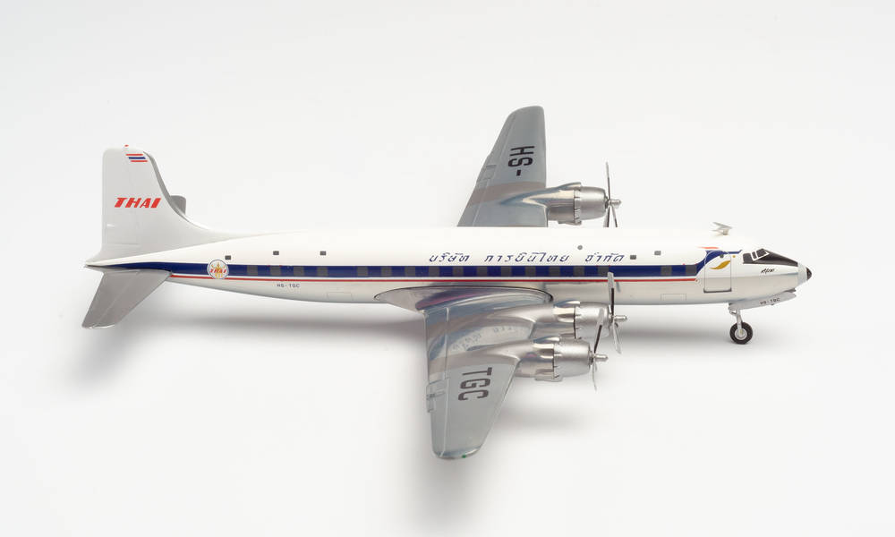 DOUGLAS DC-6B THAI AIRWAYS HERPA 1/200°