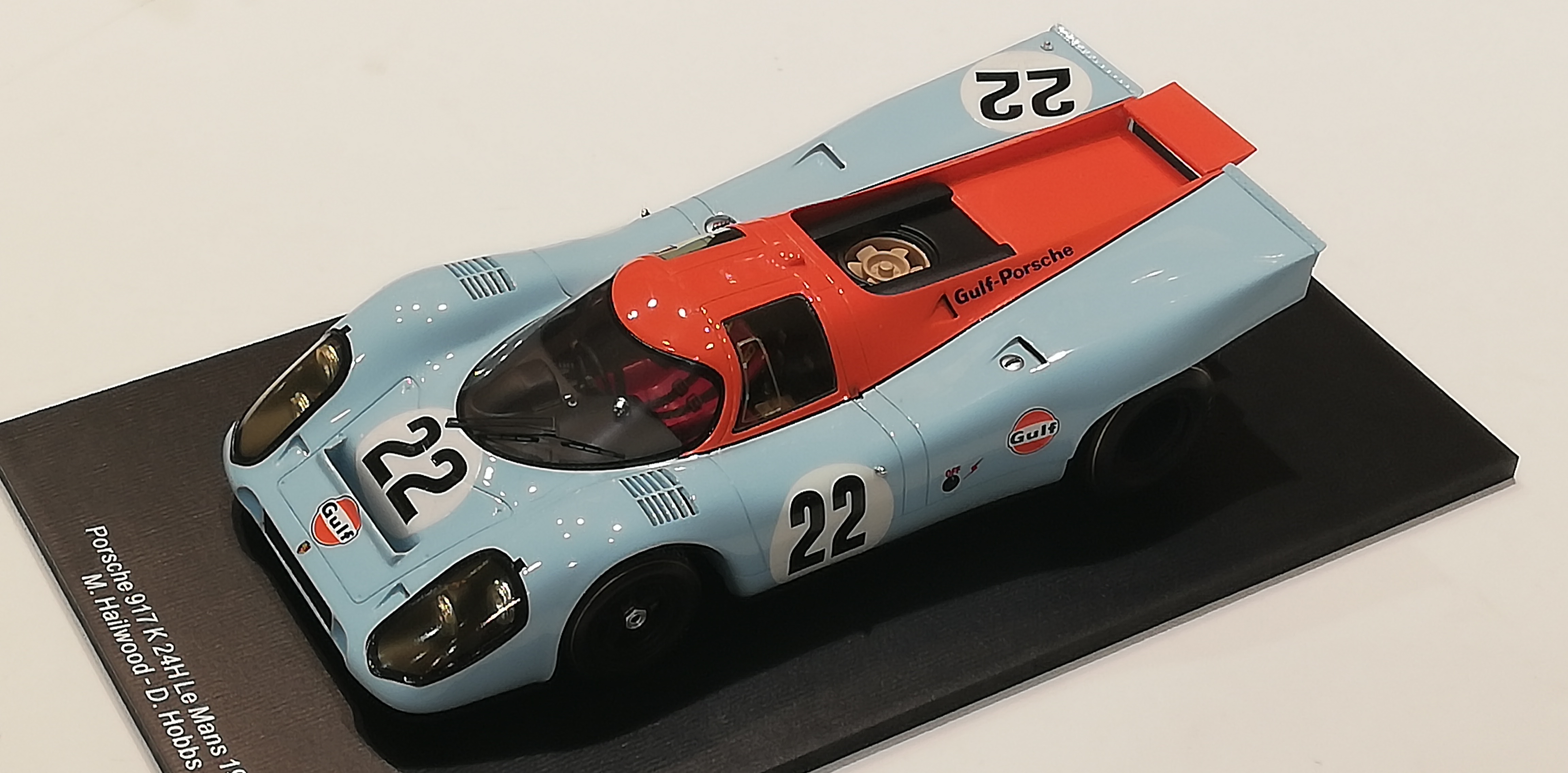 PORSCHE 917K GULF N°22 LM1970 SPARK 1/18°