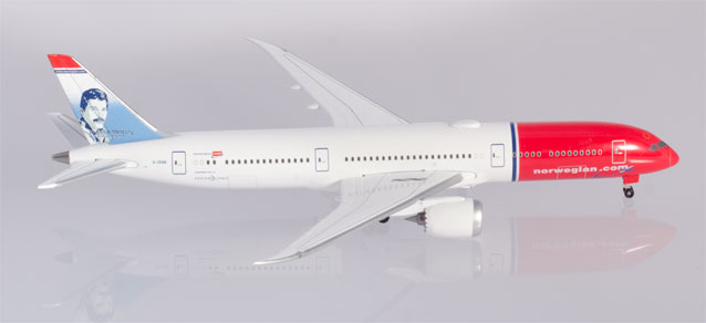 BOEING 787-9 DREAMLINER NORWEGIAN HERPA 1/500°