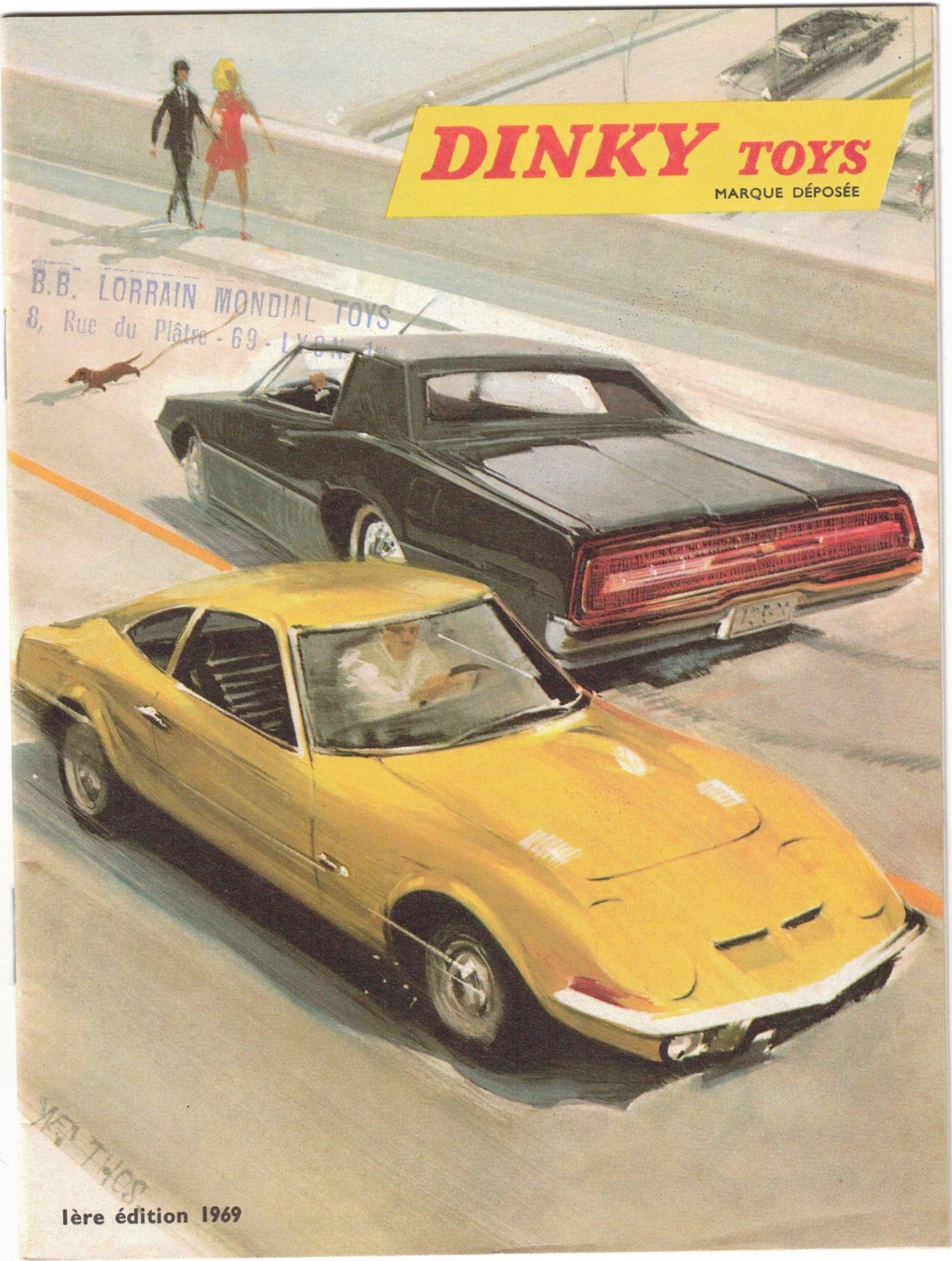 CATALOGUE 1ER EDITION DINKY TOYS 1969