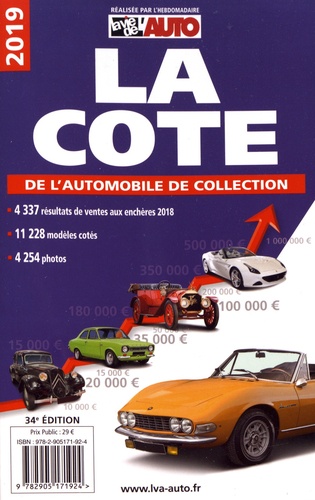 LA COTE DE L'AUTOMOBILE DE COLLECTION