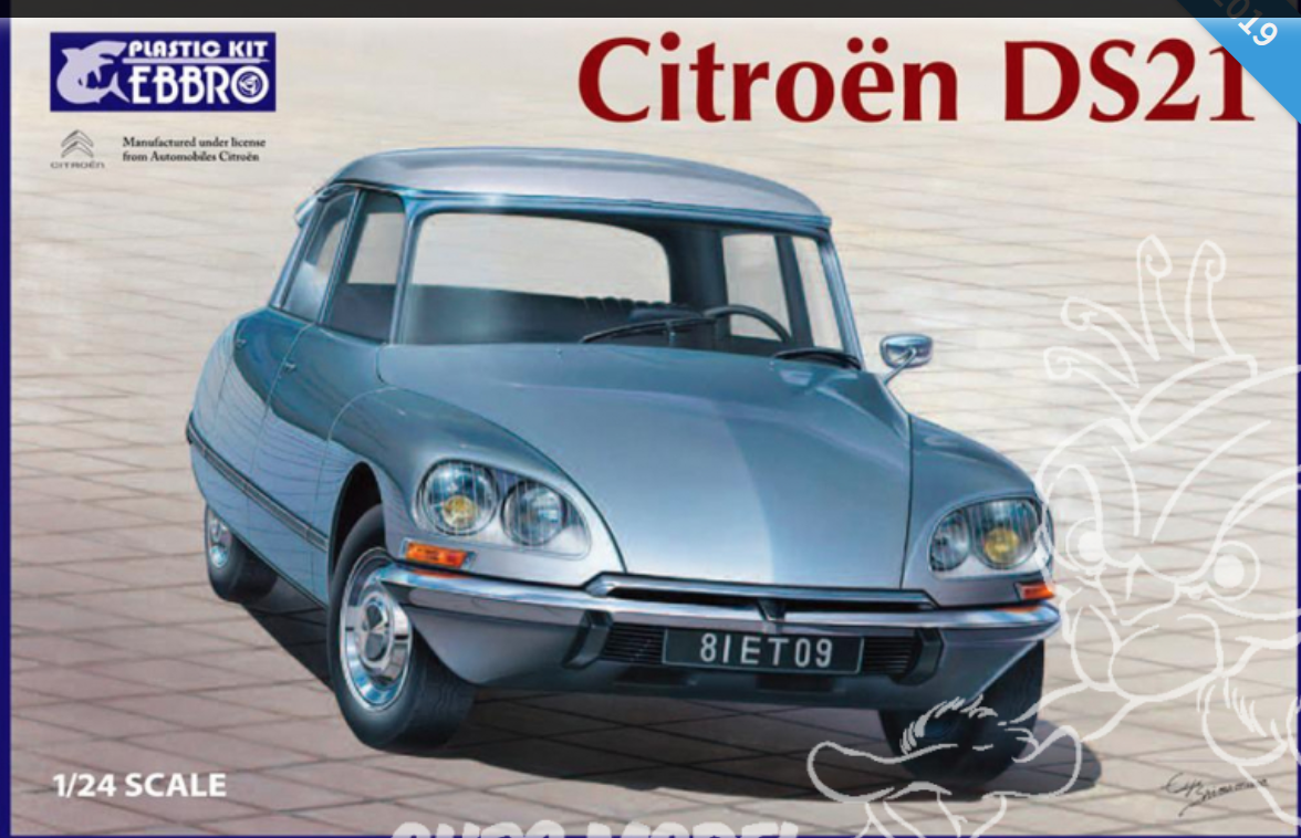 CITROEN DS21 GRISE EBBRO 1/24°