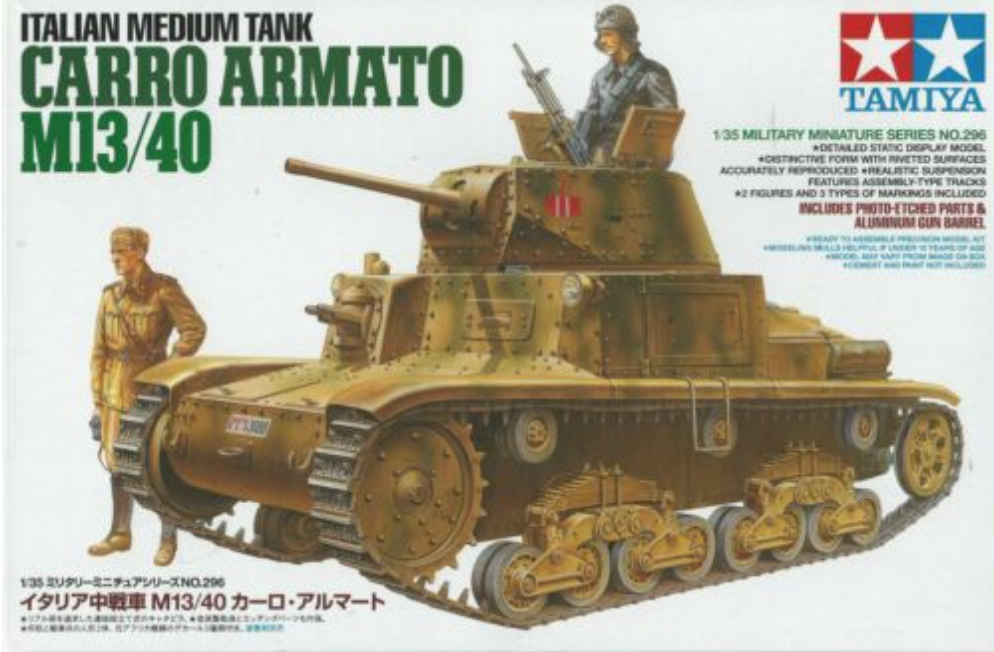 CARRO ARMATO M13/40 TAMIYA 1/35°