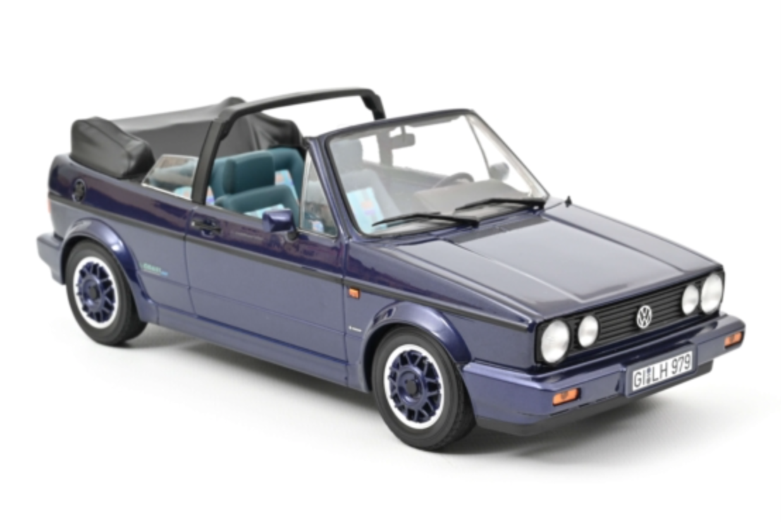 VOLKSWAGEN GOLF CABRIOLET COAST VIOLET  1991 NOREV 1/18°