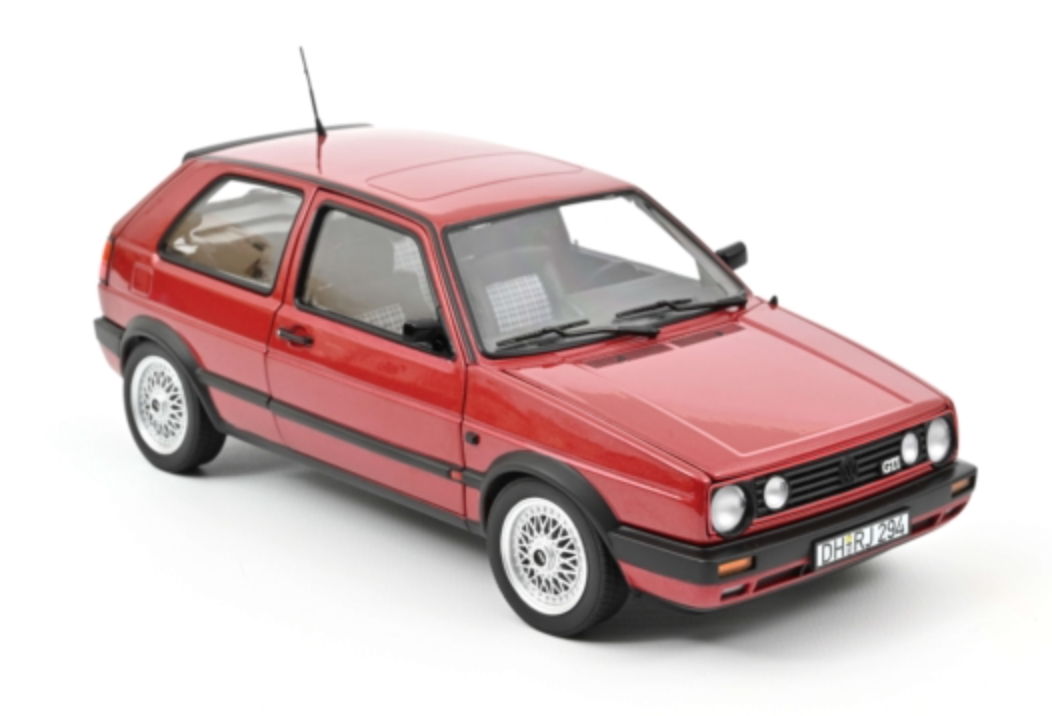 VOLKSWAGEN GOLF GTI ROUGE 1990 NOREV 1/18°