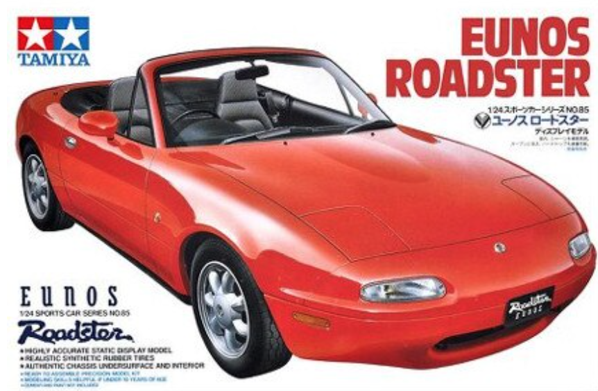 MAZDA EUNOS ROUGE TAMIYA 1/24°