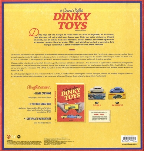 LE GRAND COFFRET DINKY TOYS - VOITURES POPULAIRES ET FAMILIALES