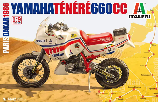 YAMAHA TENERE 660CC ITALERI 1/9°