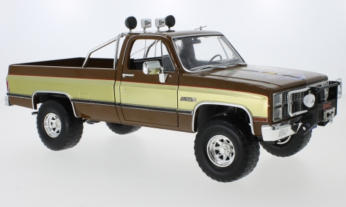 GMC K2500 SIERRA 1982 "L'HOMME QUI TOMBE A PIC" GREENLIGHT 1/18°