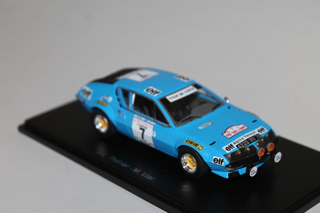 ALPINE A310 N°7 3EME DU TOUR DE CORSE 1974 SPARK 1/43°