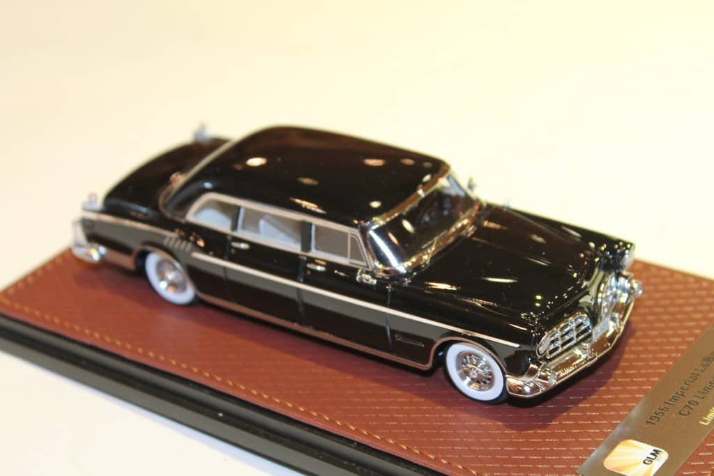 IMPERIAL LEBARON C70 LIMOUSINE 1956 NOIR GLM 1/43°